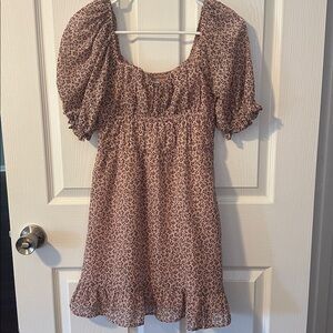 Floral Puff Sleeve Dress